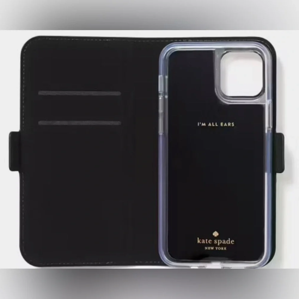 Kate Spade Staci Leather Magnetic Wrap Folio IPhone 12 Phone Case